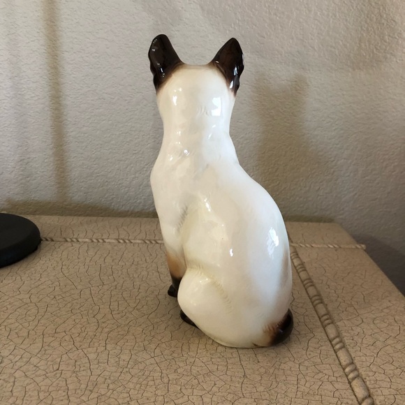 VTG Goebel Ceramic Sitting Siamese Cat Figurine Statue 😻 - Picture 6 of 7
